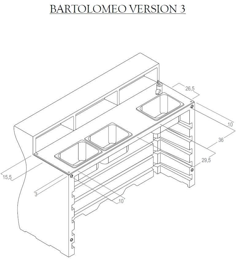 Plust Барная стойка с подсветкой Bartolomeo sun-id-1421761 - Вид №4