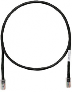 UTPCH1MBLY Copper patch cord, category 5e, black ut Panduit