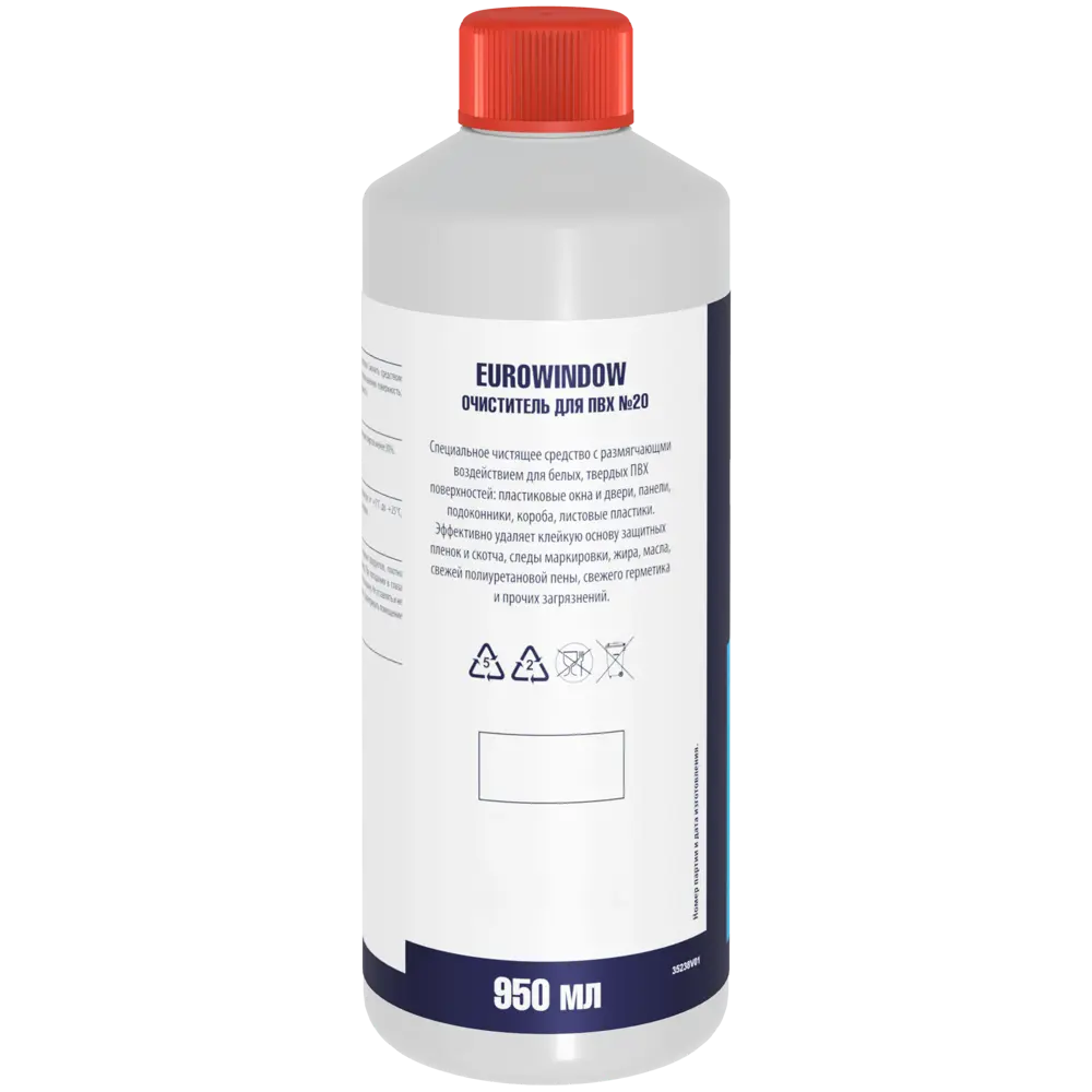 Очиститель для ПВХ Tytan №20 - эффективное удаление загрязнений 950 мл 84379022 STLM-0048882 - Вид №2