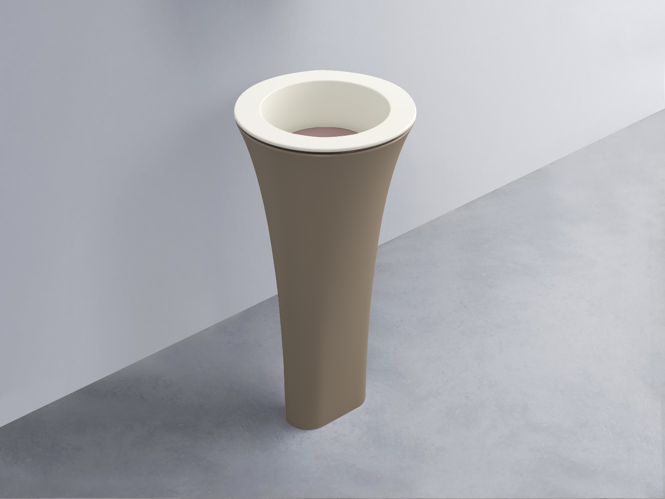 AMLA45-TL+AMPILT-CP+AMCOLT-AN Раковина Amedeo Tondo отдельностоящая cielo Enjoy + Amedeo Ceramica Cielo