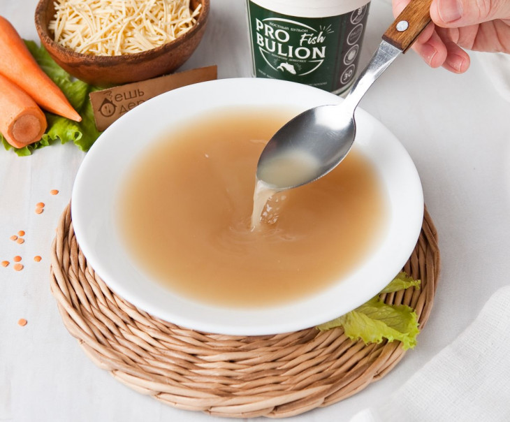 6793 Бульон костный из рыбы замороженный Вкусляндия  - Вид №1
