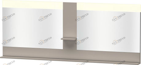 VE736301414 Vero Зеркало с полочками сбоку и внизу Терра, декор Duravit