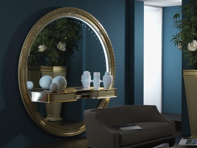 Vismara Design Круглое настенное зеркало из дерева в раме Classic sun-id-1504795 - Вид №1