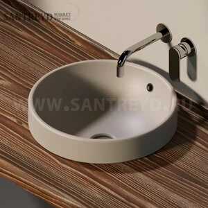 505542C1019 Накладная раковина под столешницу  круглая Ceramica Flaminia Twin