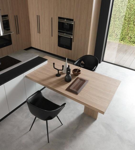 Floritelli Cucine Лакированная оборудованная кухня HPL с островом Prima sun-id-1508321 - Вид №3