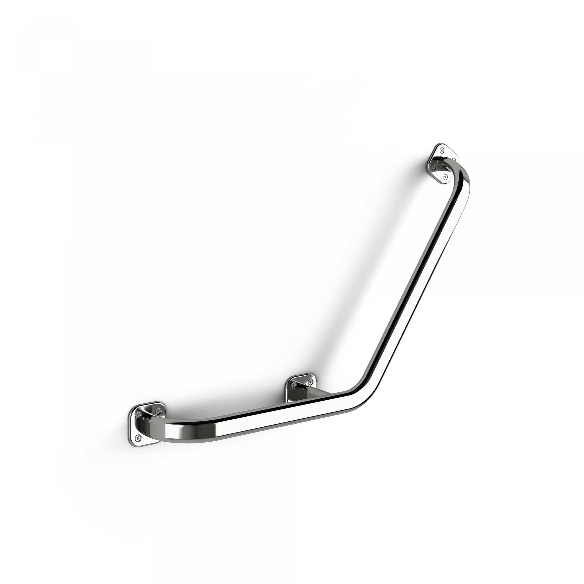 Сантехнические аксессуары WBPSP006 Горизонтальный поручень 125° Terma 38x20  - Вид №1