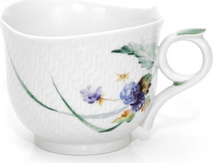 73476 Meissen Чашка для завтрака 300мл "Игра волн, рельеф, дикая флора" Фарфор