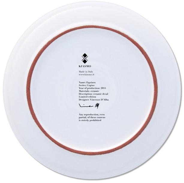 Kiasmo Керамическая тарелка Copius 2015kddcope - Вид №2