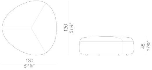 Lapalma Пуф из мягкой ткани Kipu sun-id-1416968 - Вид №10
