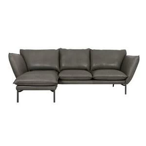 Угловой диван левый HUGO серый