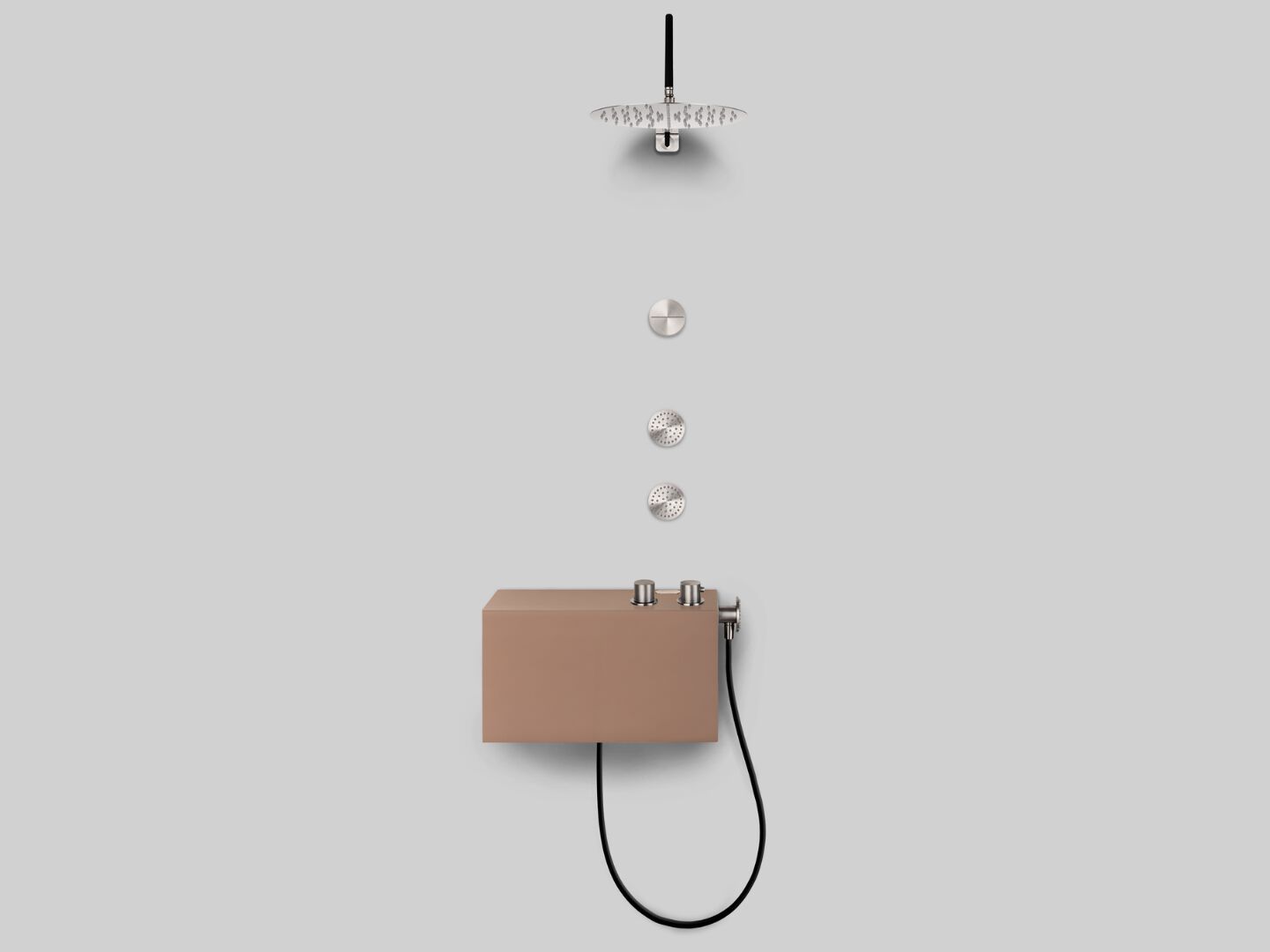 Набор для душа из нержавеющей стали с душем и ручным душем Cropelli Alyssia ARCH-00052055 - Вид №10