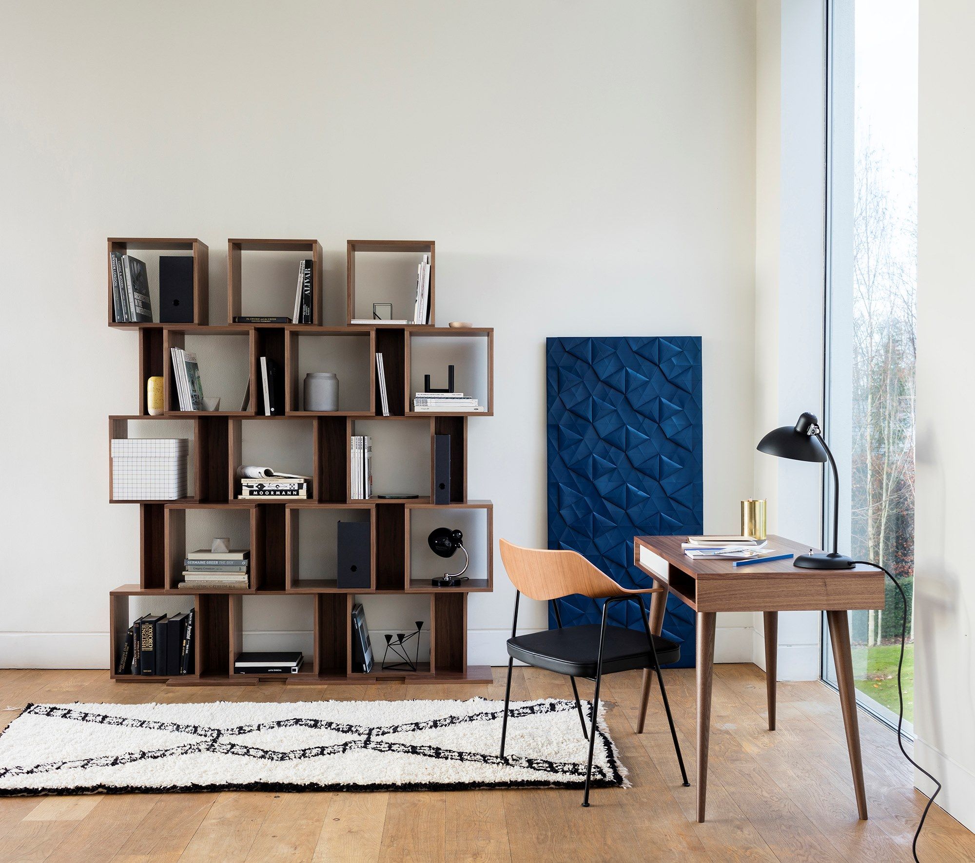 Стул с подлокотниками из кожи и шпона Case 675 ARCH-00046033 - Вид №25