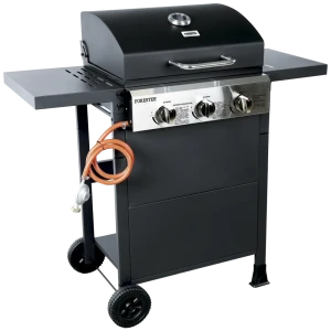 Гриль газовый Forester 3-х конфорочный сталь/чугун черный