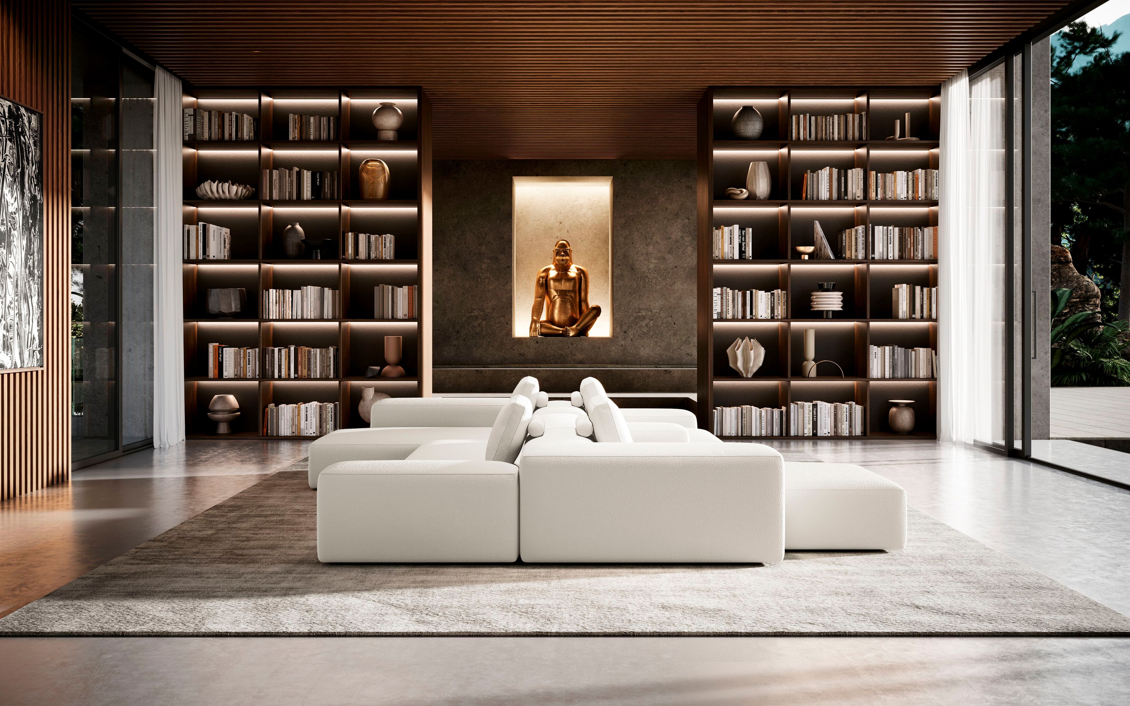 Секционный диван из ткани Felis Softliving ARCH-00129186 - Вид №2