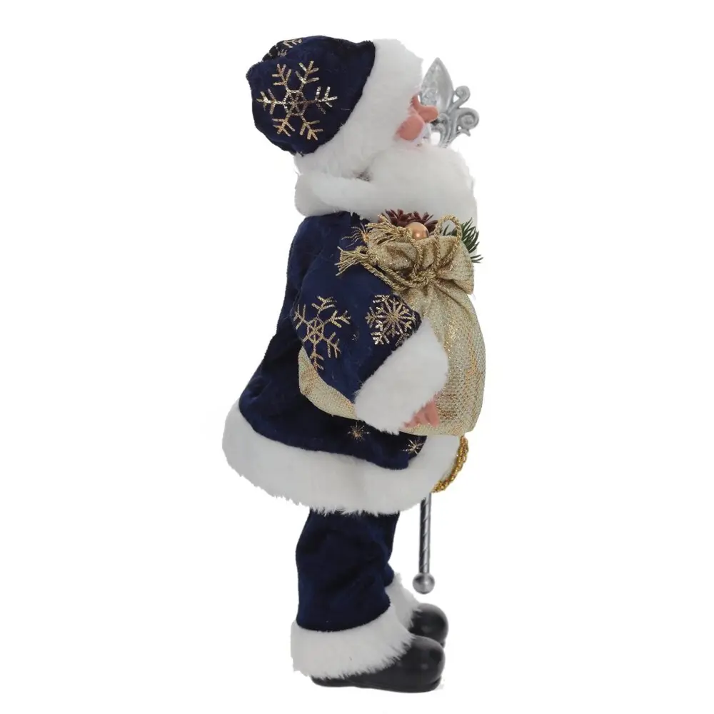 89345124 Игрушка Дед Мороз 795402 30x10x20 см цвет сине-белый STLM-1436416 Santreyd  - Вид №2