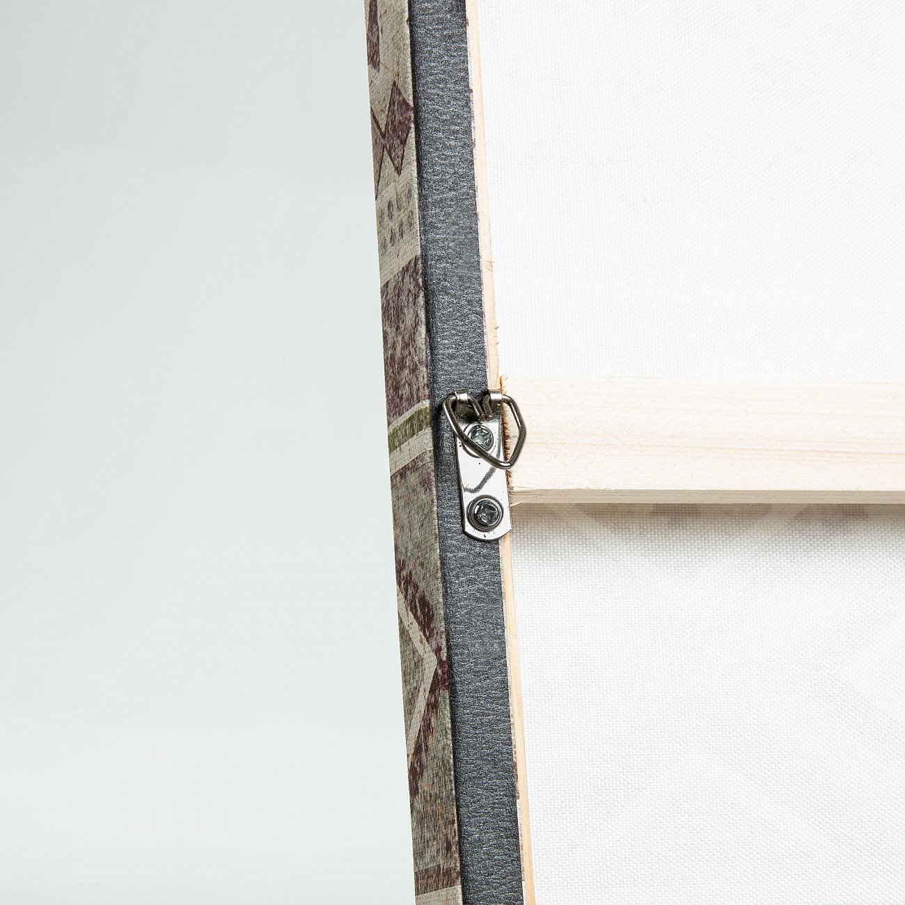 Картина на холсте орнамент ромбы Davide 90x30 см от La Forma LA FORMA DAVIDE 00-3865188 Бежевый;белый;серый  - Вид №3