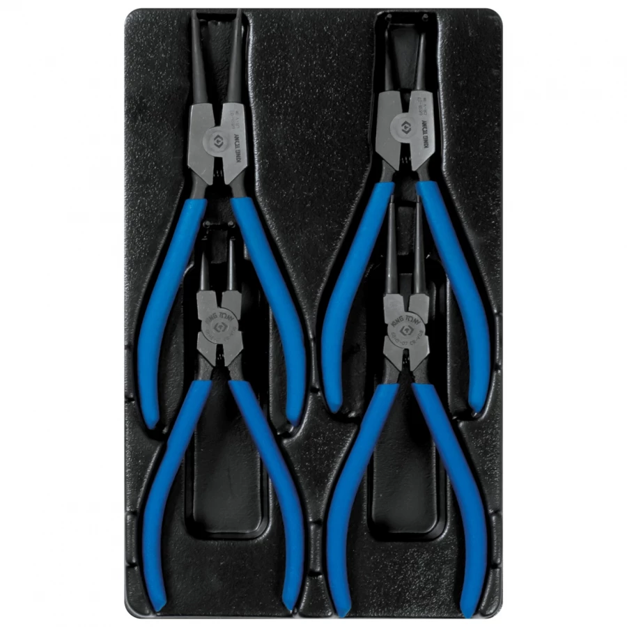 KING TONY Набор съемников стопорных колец, ложемент, 4 предмета Верстакофф 9-42114GP