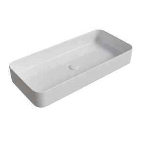 Раковина Slim Square 80 накладная на столешницу 81x37 см 89316156 STLM-2019098