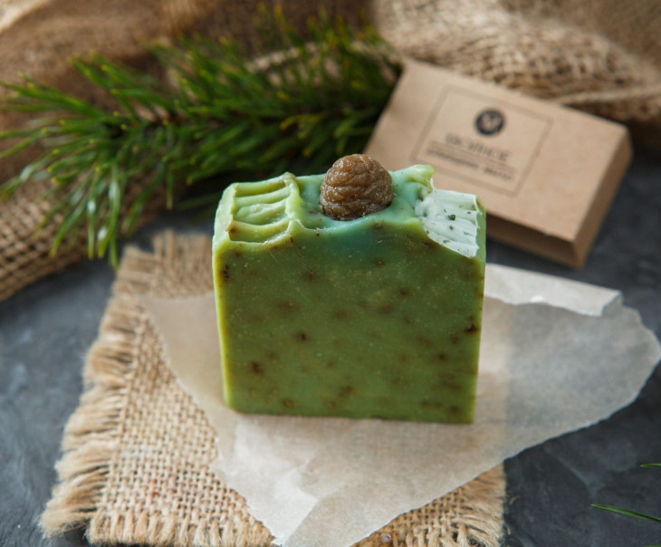 3764 Мыло ручной работы "Хвойное" Вкусляндия  - Вид №1