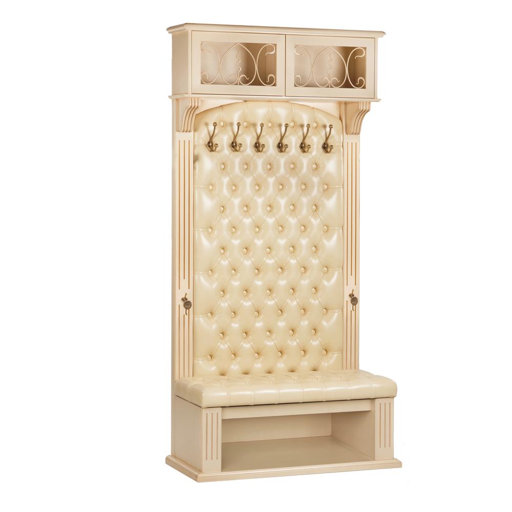 11259 Прихожая с полками Тауэр Гранд 1 Айвори Беж BOGACHO 4627138221266