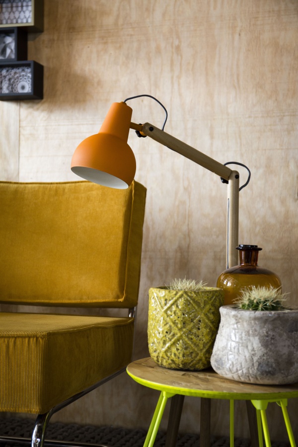 Кресло Lounge Ridge Rib желтое Zuiver 3100013 - Вид №5