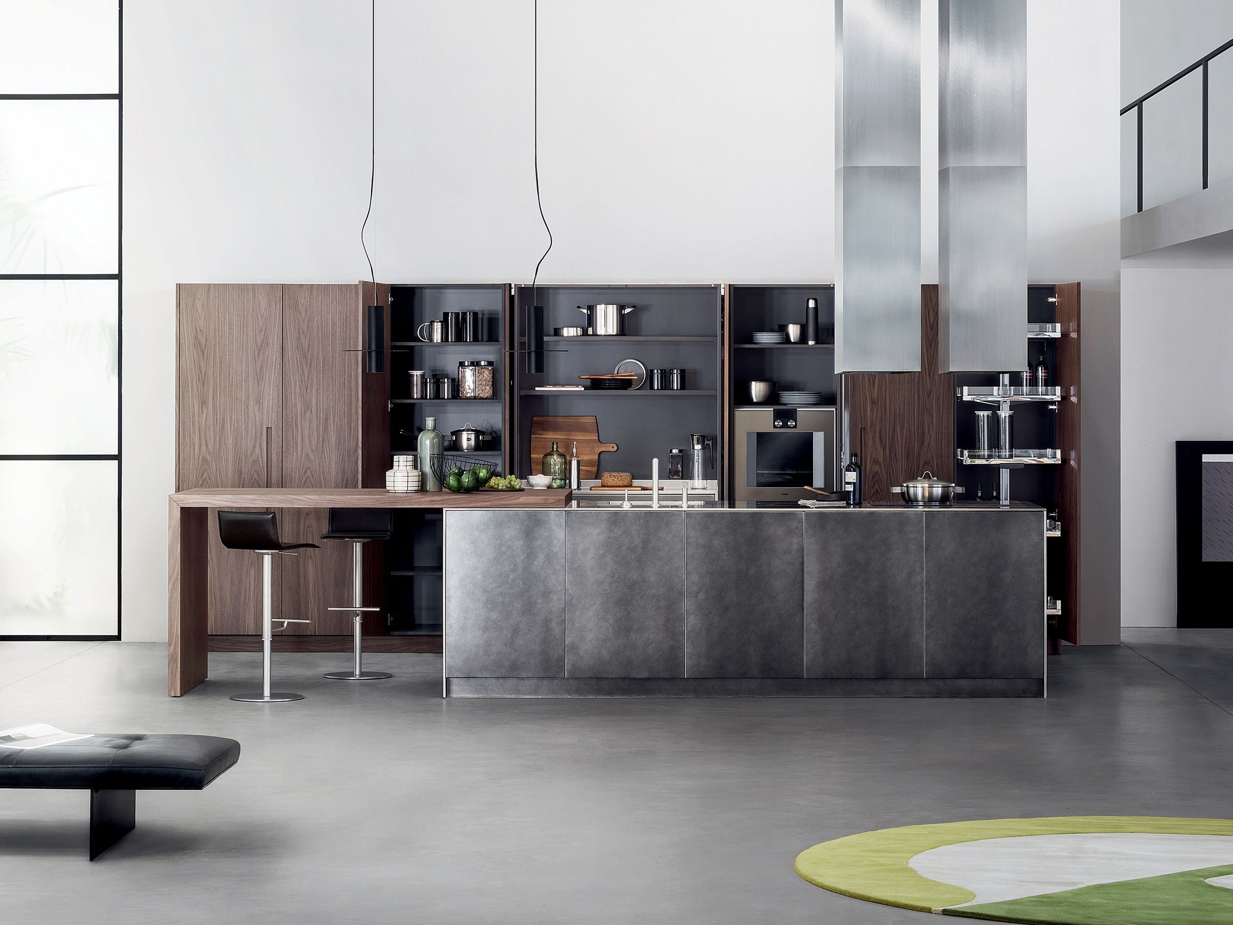 Кухня с выдвижными ящиками TM Italia Cucine D90 ARCH-00058172