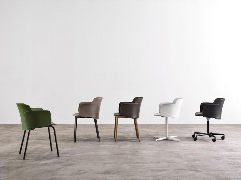 Desalto Стул из полипропилена с регулируемой высотой на колесиках sun-id-1511154 - Вид №5