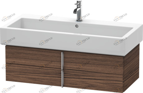 VE620702121 Vero Тумбочка подвесная Орех темный декор Duravit
