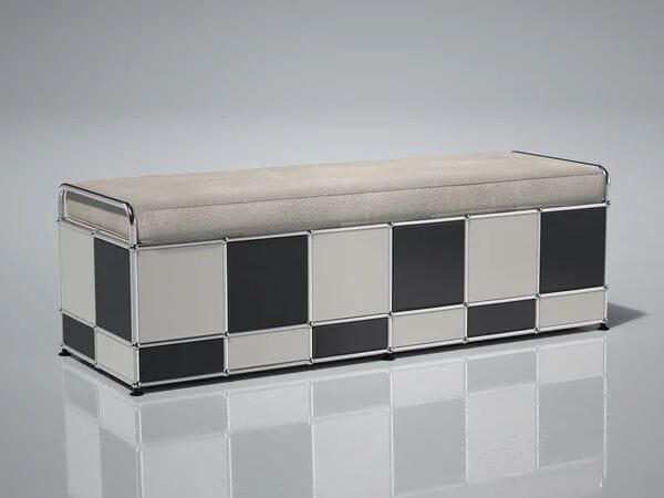 Стальная скамья USM TESSELLATE ARCH-00000624 - Вид №3