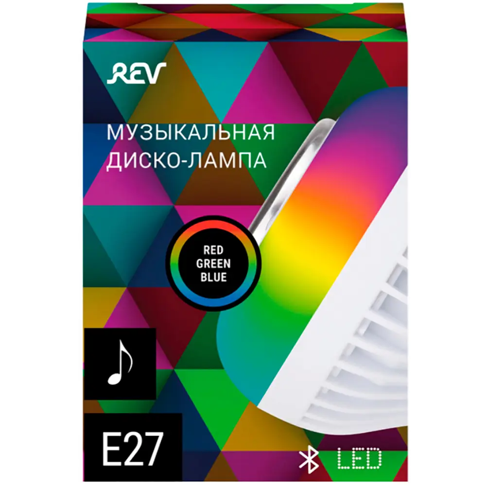 Лампа светодиодная Music E27 230 В 10 Вт 800 лм, регулируемый цвет света RGB, музыкальная, подключение к смартфону Santreyd STLM-2211023 - Вид №19