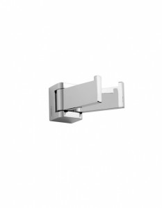 5728(13) Gedy G-Glamour, крючок двойной поворотный, цвет хром