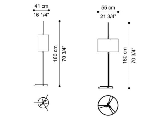 Ткань торшер ETRO Home Interiors TINGE ARCH-00060423 - Вид №1