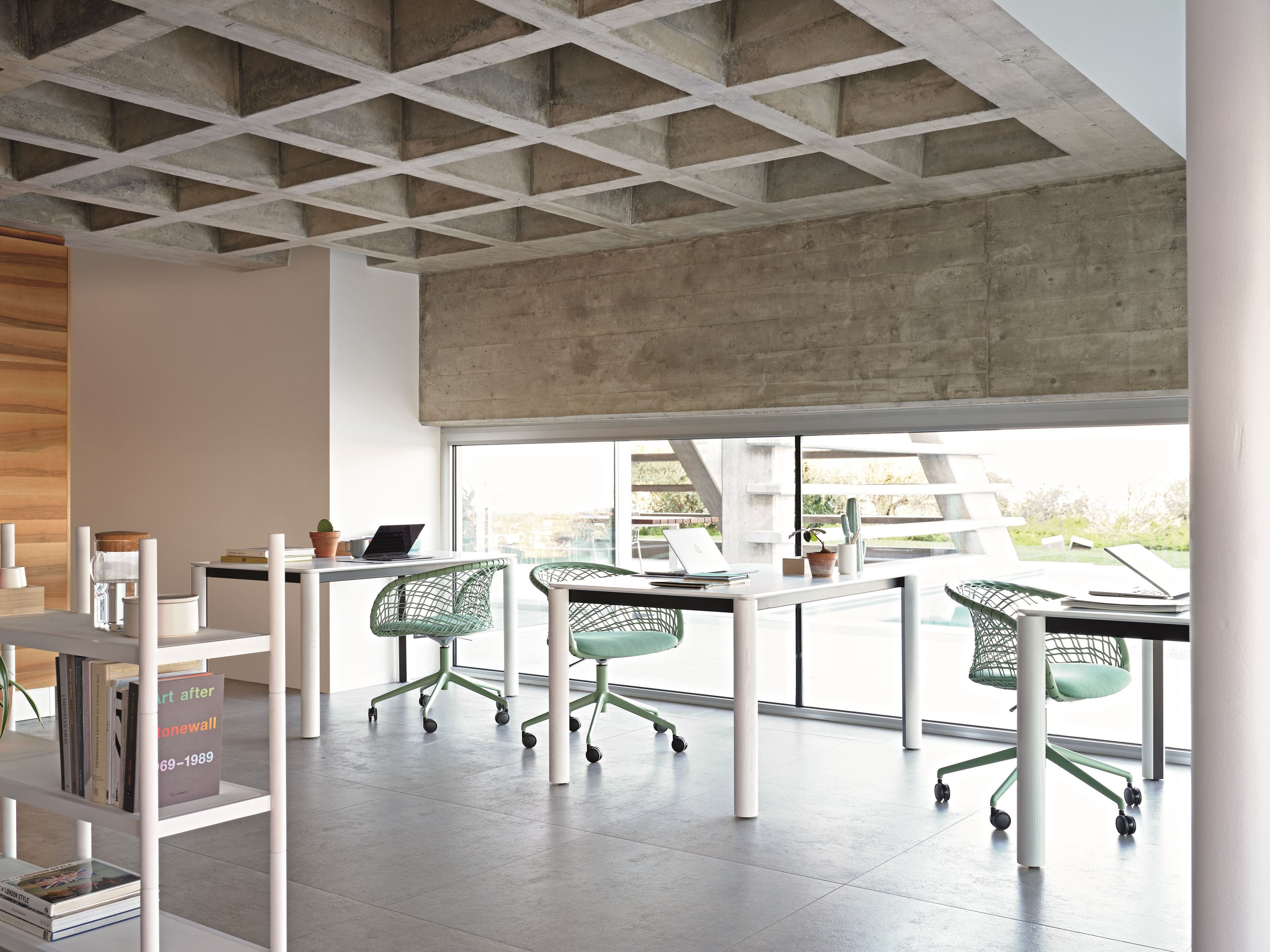 5-спицевое вращающееся офисное кресло с колесами Midj P47 ARCH-00046801 - Вид №2