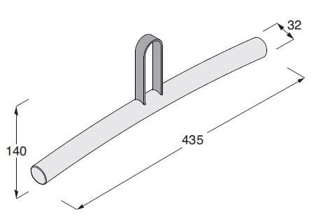 Вешалка в ироко Boffi ARCH-00055973 - Вид №2