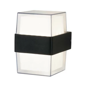 Уличный настенный светильник светодиодный 13х11х10 см черный Techno LED Maul 4690389150081 ELEKTROSTANDARD MAUL 00-3898505 Белый