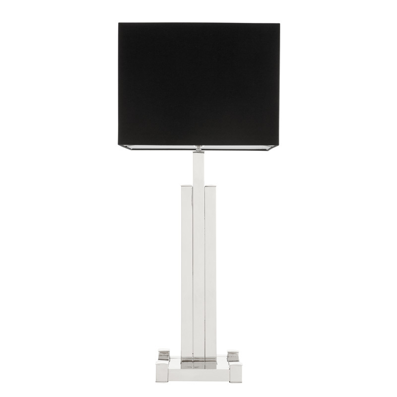 Настольная лампа Hayman от Eichholtz 109292 EICHHOLTZ ИНТЕРЬЕРНЫЕ 061740 Хром;черный  - Вид №1