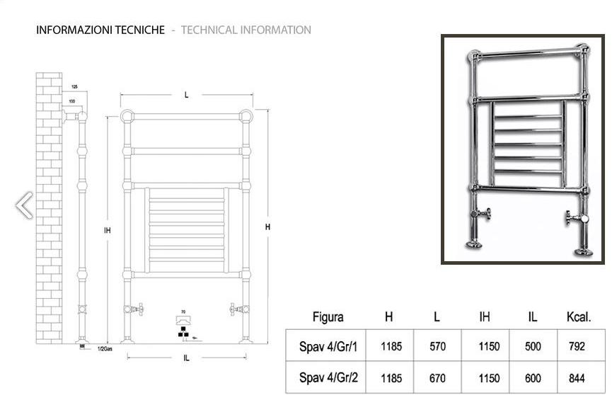 BLEU PROVENCE Вертикальный напольный металлический полотенцесушитель Scaldasalviette sun-id-1512007 - Вид №1