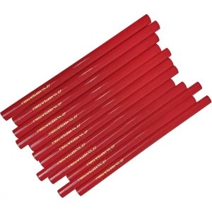 Плотницкий карандаш Vertextools с усиленным грифелем, 12 шт 89395720