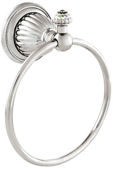Bronces Mestre Кольцо для полотенца из латуни с кристаллами swarovski® Artica sun-id-1390471 - Вид №1