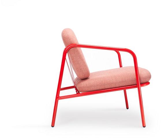 Deadgood Кресло с обивкой из ткани с подлокотниками Working girl Wg5s - Вид №2