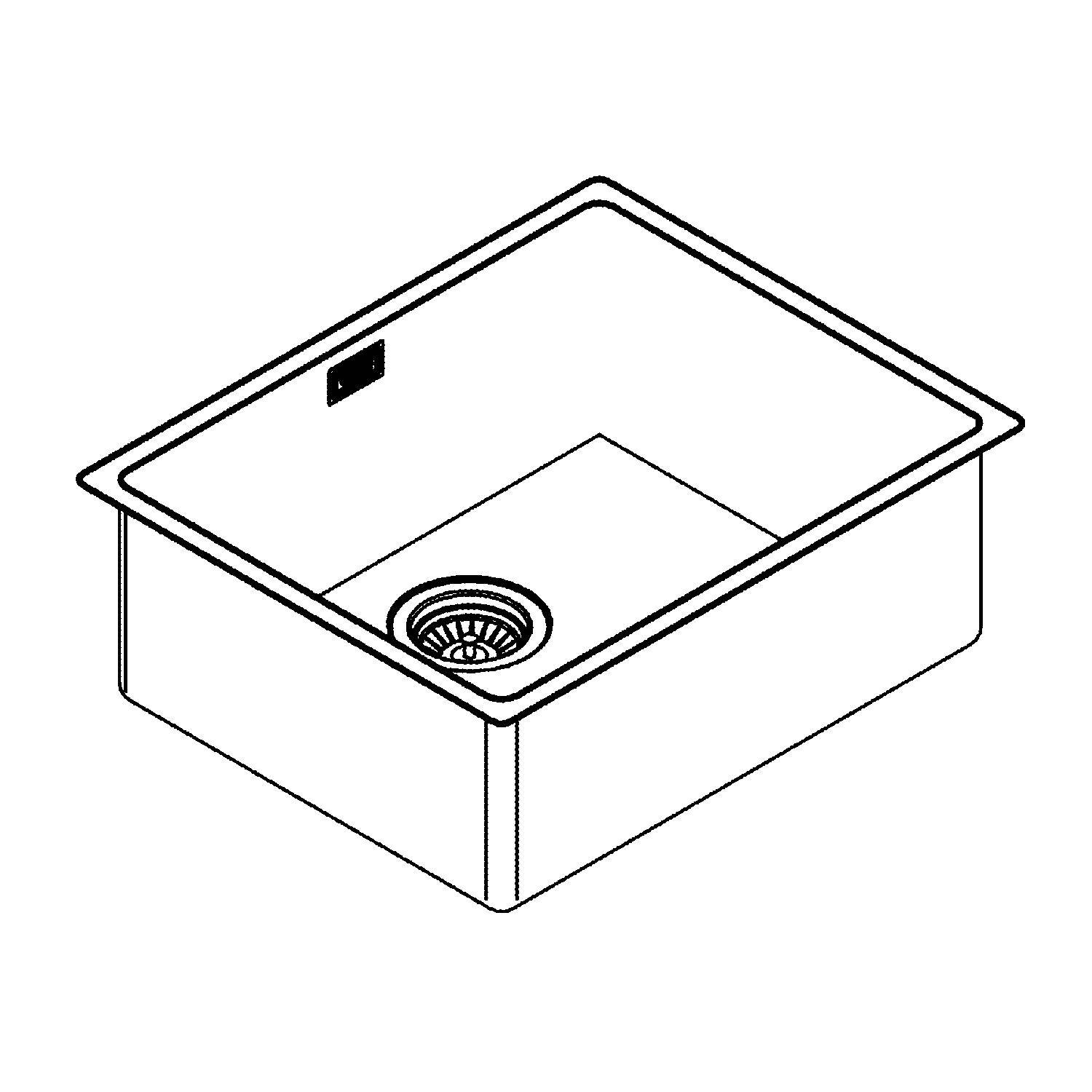 31574GN0 Мойка кухонная прямоугольная Grohe K7 - Вид №2