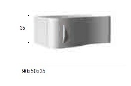 Комплект мебели для ванной комнаты GBGROUP 08 Onda 39684 - Вид №1