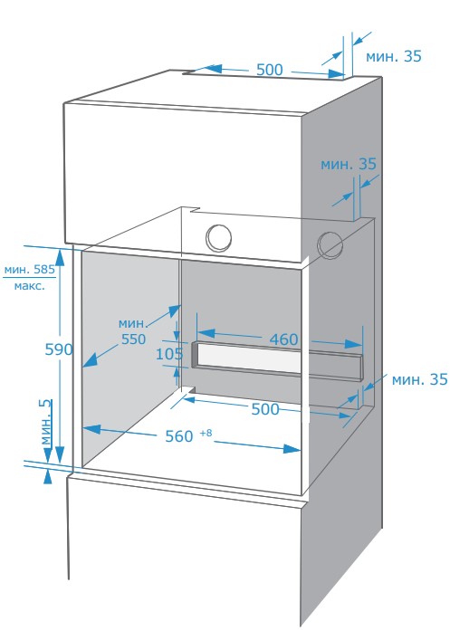9256880 Электрический духовой шкаф Gressel RU6ES7759000 черный STDN-0128729 - Вид №14