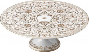 10562593 Rosenthal Versace Блюдо на ножке Rosenthal Versace Медуза Гала 33см, фарфор Фарфор