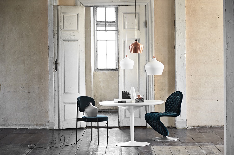 Лампа подвесная Cohen XL, белая матовая, белый шнур Frandsen 144366001 - Вид №1