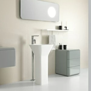 FL001 Напольная раковина стоящая квадратная Inbani