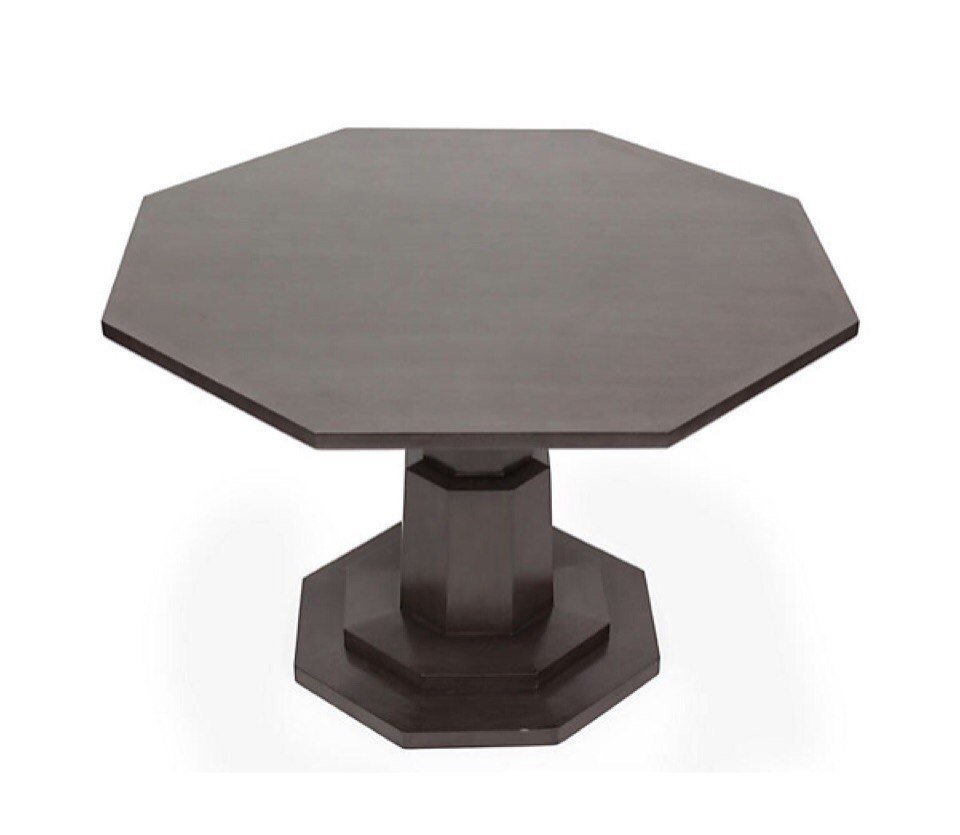Обеденный стол деревянный восьмигранный темно-коричневый 115 см Diamond ICON DESIGNE  178139 Коричневый  - Вид №1
