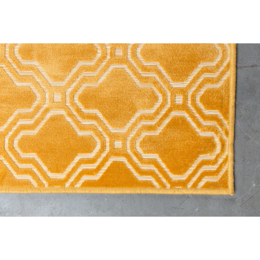 Ковер Feike 160x230 желтый White Label Living 6000176 - Вид №4