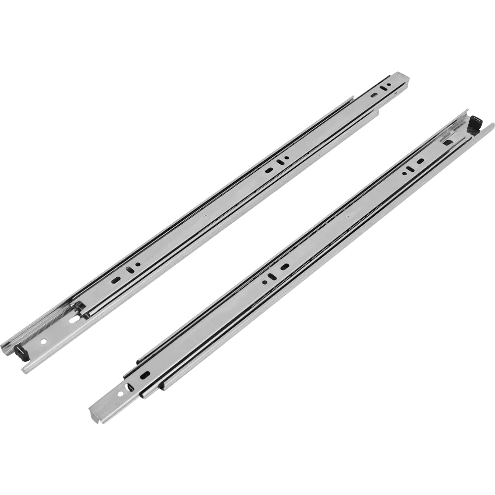 Комплект шариковых направляющих полного выдвижения EDS Chrome EDS-35 35/450 мм сталь, цвет серебро 85075492 STLM-2024199 Santreyd 