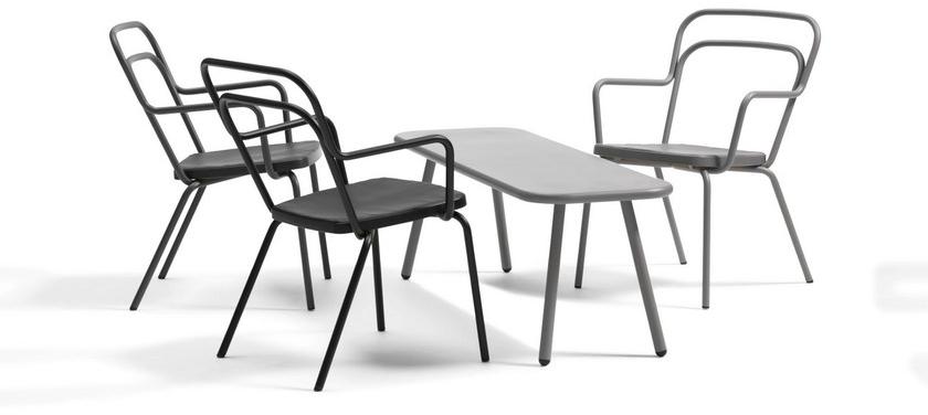 Blå Station Низкий низкий складной столик для сада из стали Kaffe Bla Station sun-id-1464767 - Вид №2